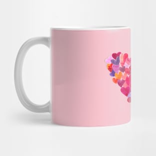 hearts in heart Mug